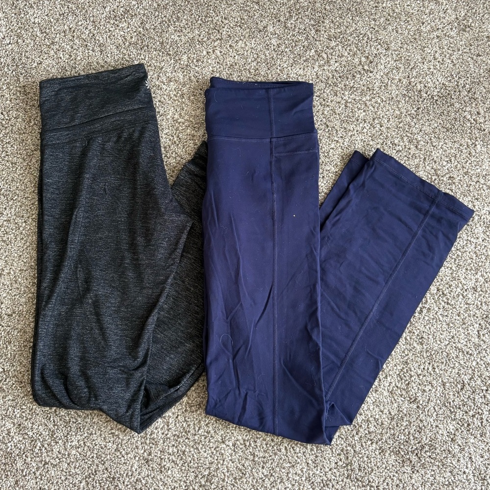 Athleta Navy Performance Leggings - Small